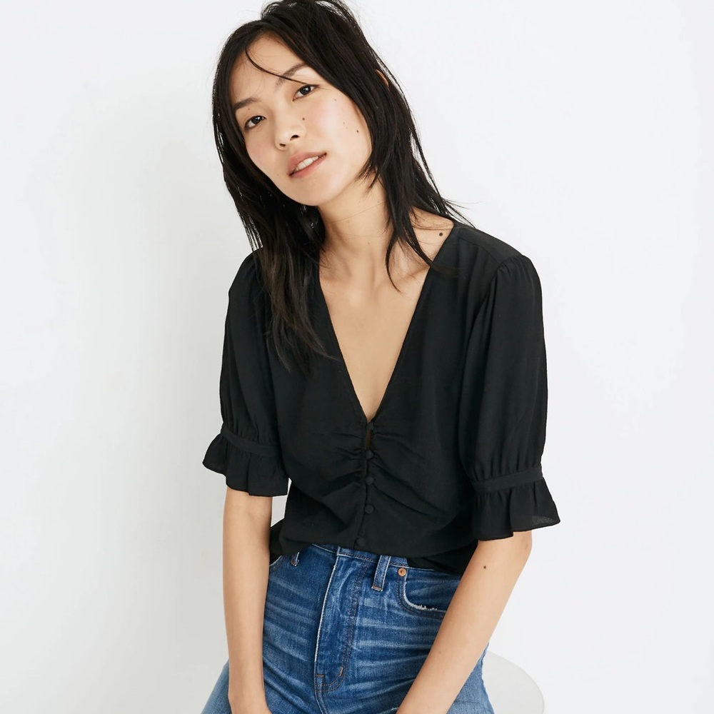 Madewell Daylight Top in True Black